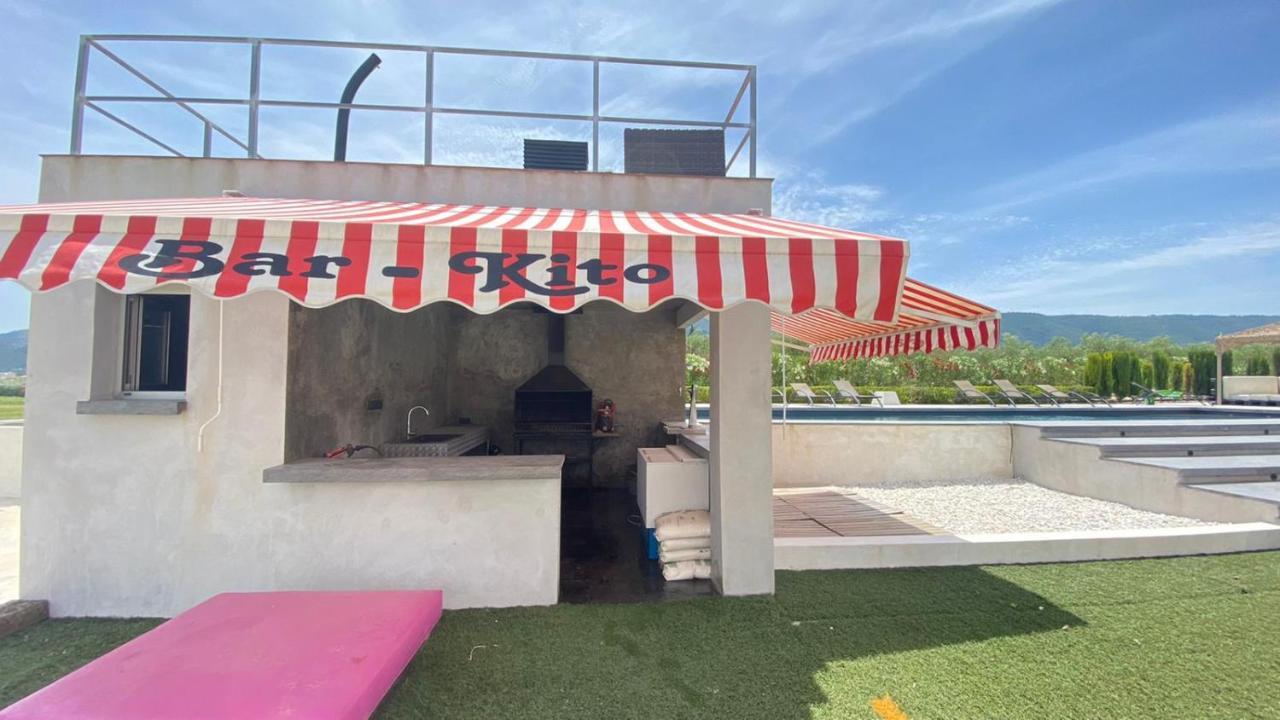 White House En Enguera - Fantastica Casa Con Jacuzzi Piscina Y Barbacoa Lägenhet Exteriör bild